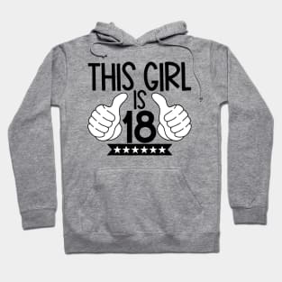 This girl is 18 Hoodie